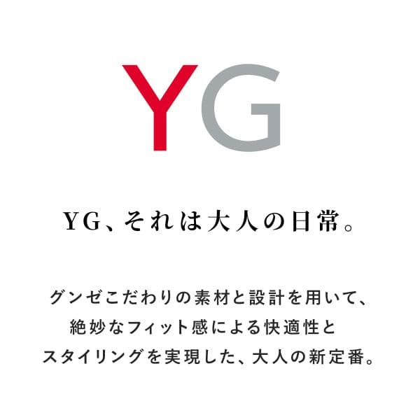 【メール便(30)】 グンゼ GUNZE ワイジー YG コットン100％ Vネック Tシャツ メンズ 定番 ベーシック オールシーズン 全3色 M-3L 下着 大きいサイズ thumbnail 2