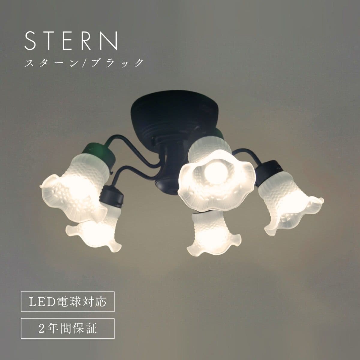 シャンデリア リモコン 5灯 LED 照明 直付け 黒 6畳 8畳 10畳 12畳 リモコン付き シンプル ダイニング レトロ 天井照明 照明器具 書斎 カフェ 玄関 リビング 寝室 居間 食卓 間接照明 北欧 モダン シャンデリア照明 大正ロマン 和室 洋室 LED照明 ゴールド 和風 洋風 thumbnail 3