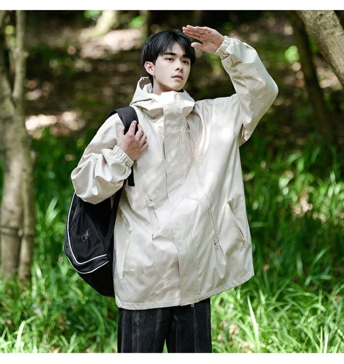 【送料無料】多機能ジャケット ジャケット 春秋に最適な登山服 防水ジャケット メンズ レディース ユニセックスの多機能アウトドアジャケット thumbnail 3