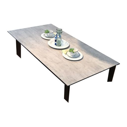 アルファタカバ座卓テーブル幅180座卓テーブル幅180cmx奥行90cmx高さ39.7cmローテーブル180リビングテーブルロックス(ロックグレー)【2梱包】木製脚