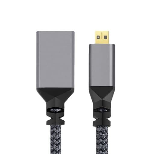 chenyangCYMicroHDMI-HDMIケーブル、MicroHDMI1.4オス-HDMIメス4K延長ケーブルDVMP4カメラDCノートパソコン用