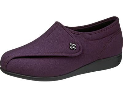 アサヒシューズ 株式会社 快歩主義　L011　5E パープルラメ　22.5cm 介護シューズ/リハビリシューズ