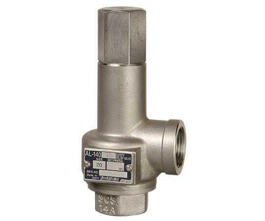ヨシタケ SCS製安全弁 AL-140【0.27MPaSET】(15A、1/2B)接続：JISRc 1個 AL-140[0.27MPaSET]-15A