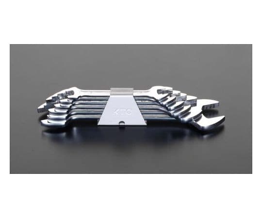 エスコ 両口スパナ　6本組/5/16"-7/8" EA615BD 1組