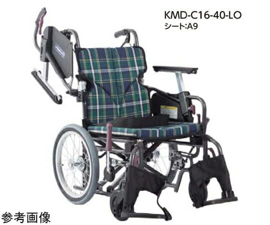 【非課税】 カワムラサイクル Modern KMD C-style 多機能タイププラス 介助用 赤チェック 42/40cm KMD-C16-42-LO 1台