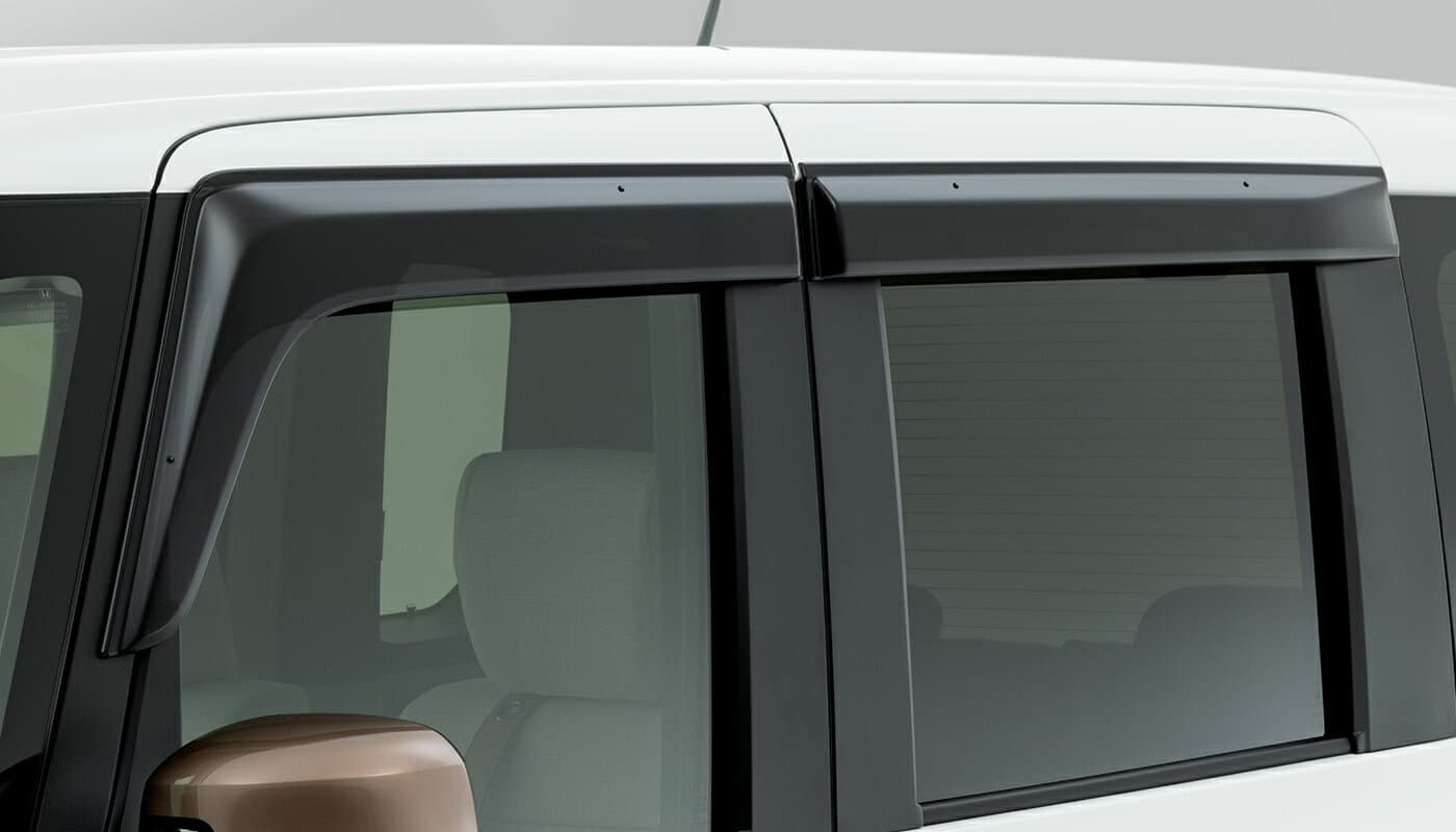 HONDA ホンダ ドアバイザー 08R04-32R-001 | N-BOX NBOX Nボックス CUSTOM N-BOXカスタム NBOXカスタム JF5 JF6 honda純正 ホンダ純正 ドア バイザー 雨 雨よけ 後付け 取り付け 交換 車部品 パーツ