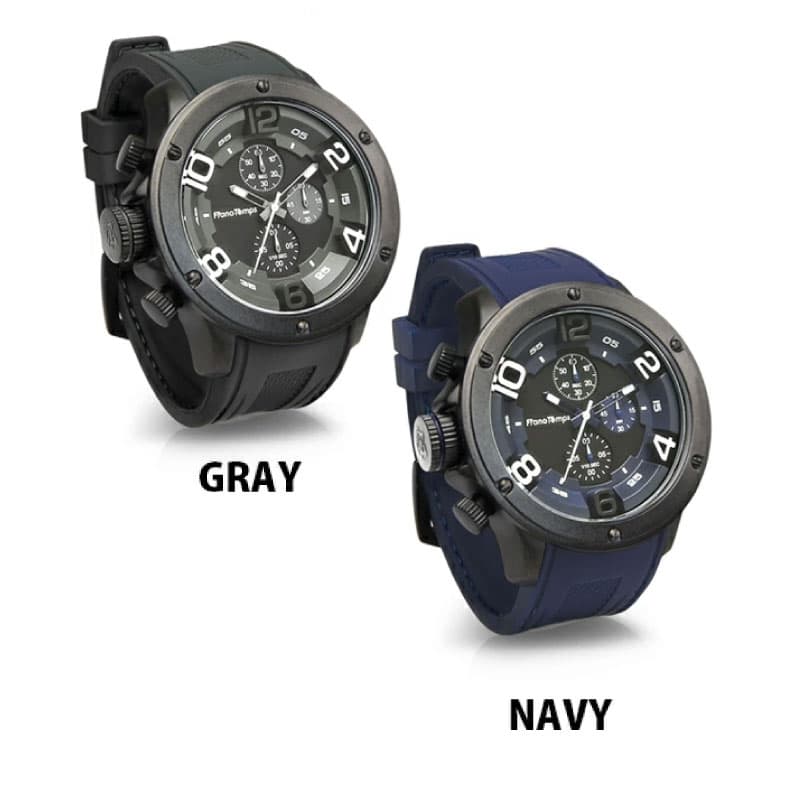 【MAX2000円OFFクーポン】メンズ腕時計 FrancTemps GAVARNIE フランテンプス ガヴァルニ クロノグラフ 53mm ラバーベルト NATOベルト 防水 ブランド【レビュー2,200件】プレゼント thumbnail 3