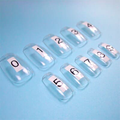 測定用 ネイルチップ 10枚　（サイズ確認用 ネイルチップ）