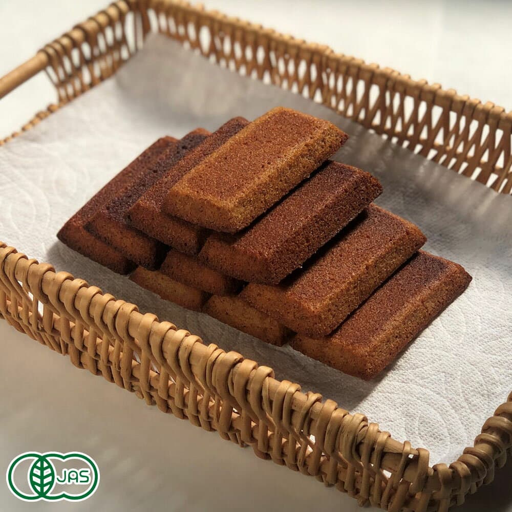 ポイント10倍★エントリー必須！ 【クール冷凍】 冷凍　有機フィナンシェ 18個入り (青森県　SKOS合同会社)