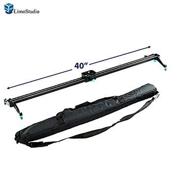 【中古】LimoStudio 40インチビデオ安定化システムDSLRカメラコンパクトトラックスライダードリー、agg1567 qqffhab