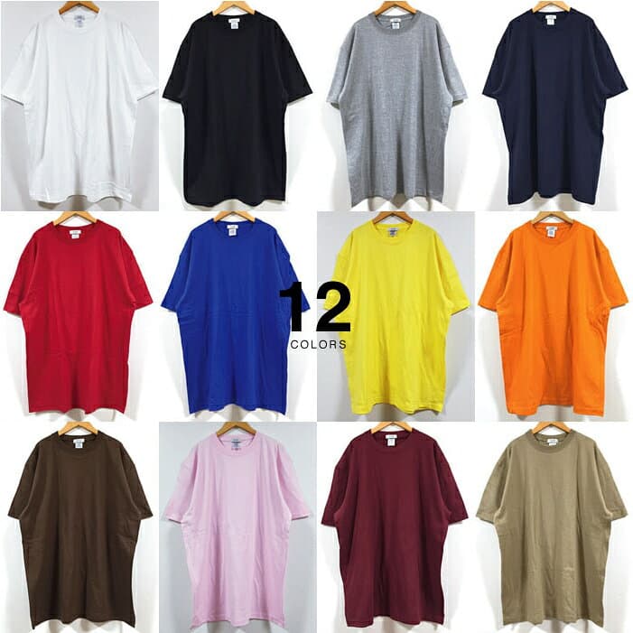 ビッグTシャツ 半袖 メンズ 無地 【 送料無料 】 ビッグシルエット Tシャツ 大きめ ロング丈 オーバーサイズ tシャツ ヘビーウェイト コットン ストリート系 ストリート 大きいサイズ ビックTシャツ ビックシルエット 白 黒 紺 グレー 赤 青 黄 ピンク thumbnail 3