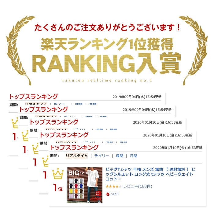 ビッグTシャツ 半袖 メンズ 無地 【 送料無料 】 ビッグシルエット Tシャツ 大きめ ロング丈 オーバーサイズ tシャツ ヘビーウェイト コットン ストリート系 ストリート 大きいサイズ ビックTシャツ ビックシルエット 白 黒 紺 グレー 赤 青 黄 ピンク thumbnail 2