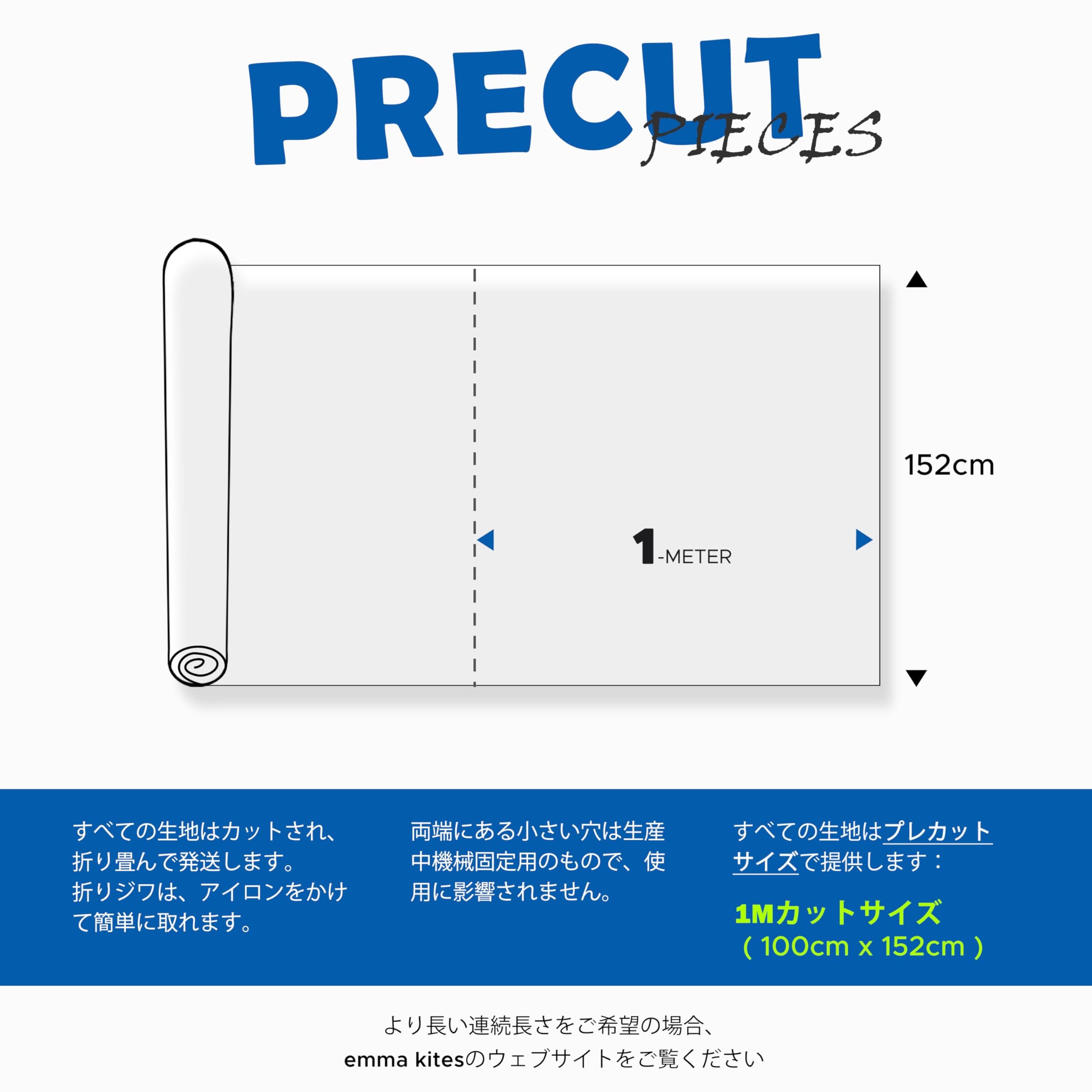【送料無料】emma kites 40D リップストップ ナイロン生地 布 150cm巾 x 長さ1M / 2M / 5M カットサイズ 超薄手 無地 撥水生地 UVカット 計19色のカラーバリエーション PUコーティング処理 アウトドア生地 テント タープ ハンモック 色：No.02 グレー、サイズ：1M カット thumbnail 2