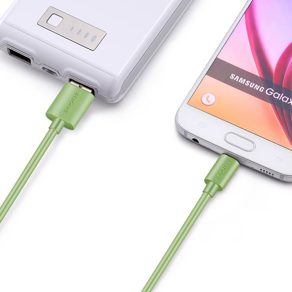 【送料無料】MaGeek USB Type-C ケーブル USB-A & USB-C 2.0 高速同期と充電 Xperia XZ/Samsung Galaxy S10 S9 S8/Note 8/Huawei P10/ChromeBook Pixel/Nokia N1 Tablet/Nintendo Switch 対応 色：5本セット_0.3m_黒緑青ピンク白 thumbnail 3