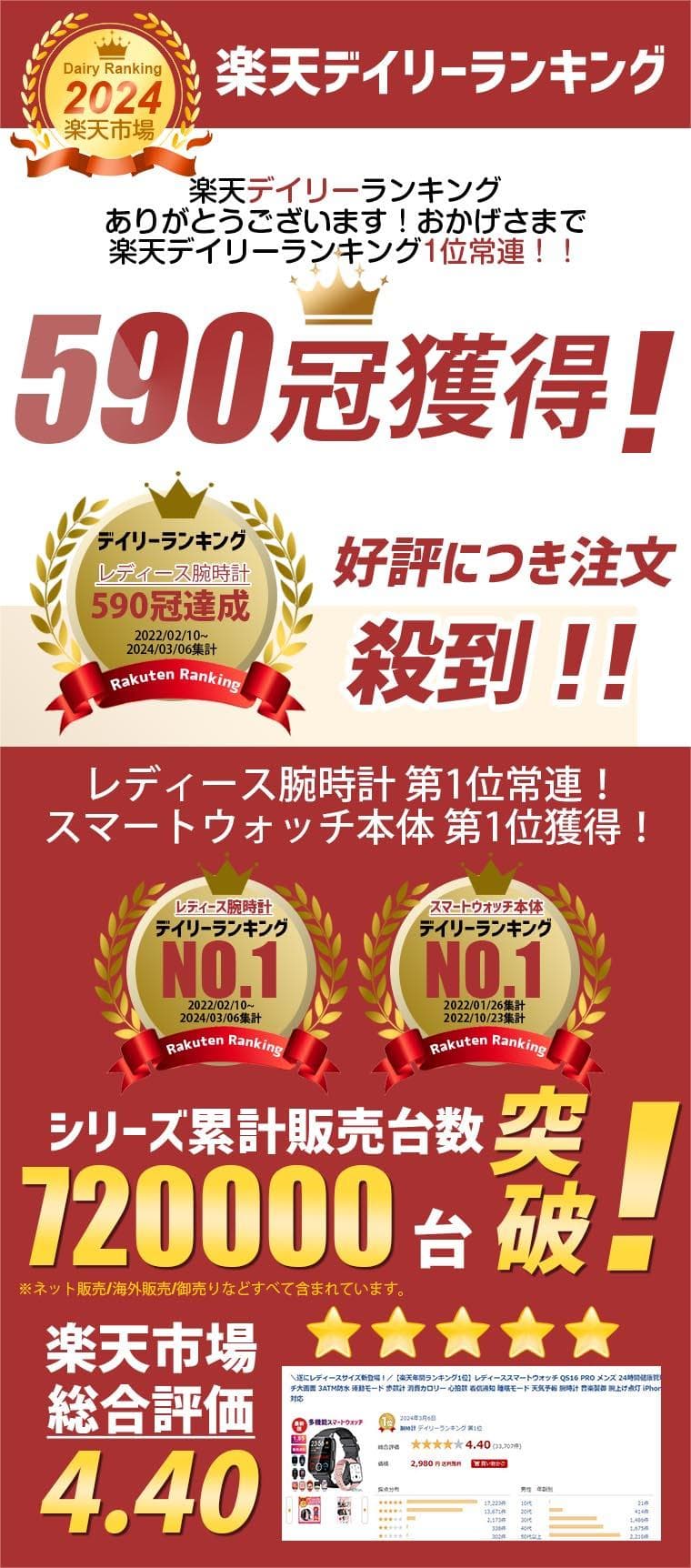 ＼⭐期間限定♪10%OFFクーポン✨／【日本人気デザイナー監修特別版登場！楽天年間ランキング1位】スマートウォッチ レディース QS16PRO 腕時計 防水 通話機能 24時間健康管理 1.9インチ大画面 IP68防水 歩数計 心拍数 着信通知 睡眠モード 音楽製御 iPhone/Android対応 thumbnail 2