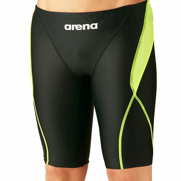 【ネコポス対応可】アリーナ (arena) 水泳 競泳用水着 WA承認済 アクアレーシング マスターズスパッツ 大きめ メンズ ブラック×イエロー ARN2052ME-BKYL【箱なし・返品交換不可】【SS0120】
