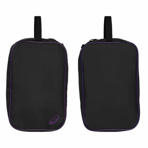 アシックス (asics) ハンドボール シューズケースL (24ss) ブラック×Fパープル ハイカットシューズ対応 3033B961-003