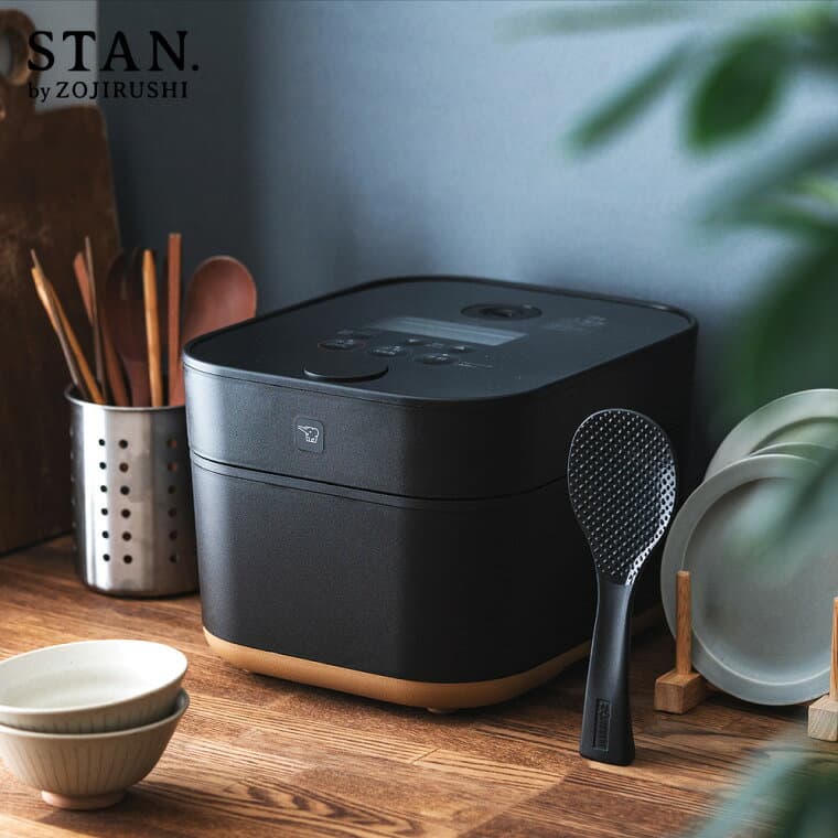 象印 STAN. スタン 炊飯器 IH炊飯ジャー 5.5合炊き NW-SB10-BA NW-SB10-WA / 炊飯ジャー 象印 stan シリーズ ZOJIRUSHI ブラック ホワイト レシピブック・しゃもじ付き 内釜3年保証 thumbnail 2