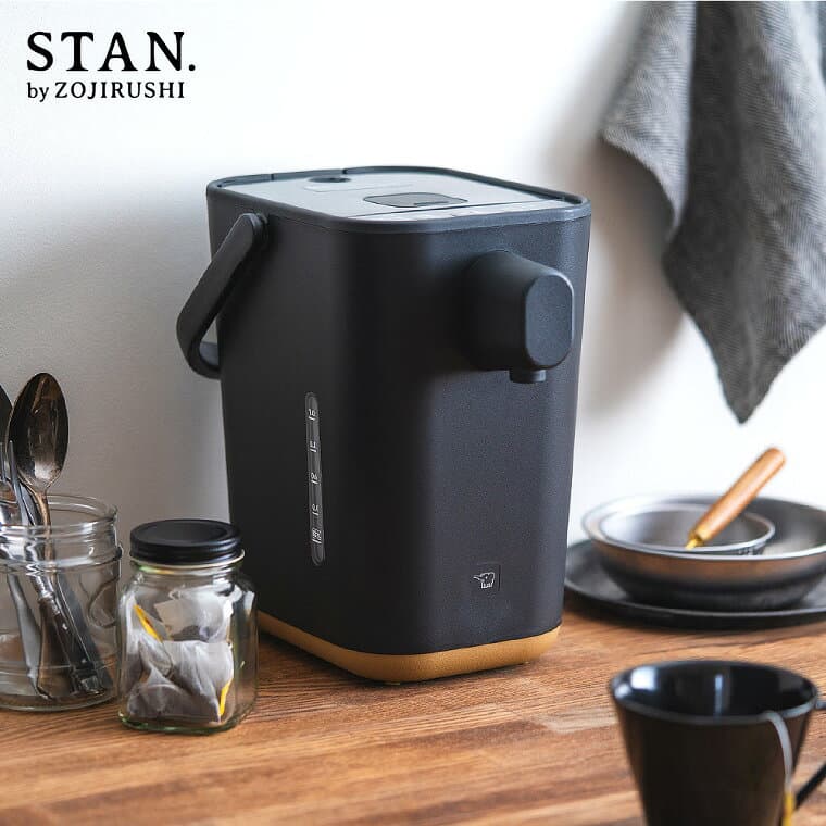 【レビュー特典】象印 スタン 電気 ポット 1.2L CP-CA12-BA CP-CA12-WA / stan. ポット 象印 湯沸かしポット 急速沸騰 70℃ 90℃ 保温 赤ちゃん ミルク ポット 電気ポット stan シリーズ ブラック ホワイト thumbnail 2