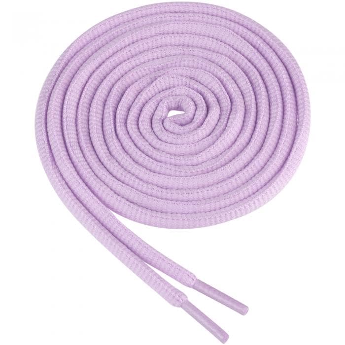 Elerevyo 丸紐 丸型 シューレース 丈夫 楕円形 靴ひも スポーツ ランニング ブーツ用 半円形 アスレチック 靴紐 2ペア ライトパープル 180cm/70.86"