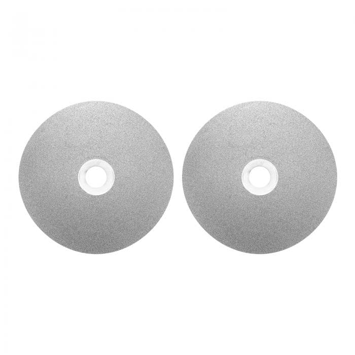 2個セット ダイヤモンド研削ディスク 6" 粒度180 ダイヤモンドコーティング フラットラップディスク 研磨研削ディスク 研磨ホイール ジェムストーン タイル 磁器 ガラス 石 メタル用