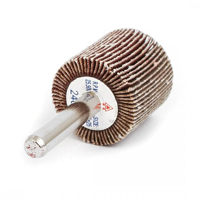 フラップホイール 240グリッド 金属 ブラウン ホイールディスク研磨 エメリー布