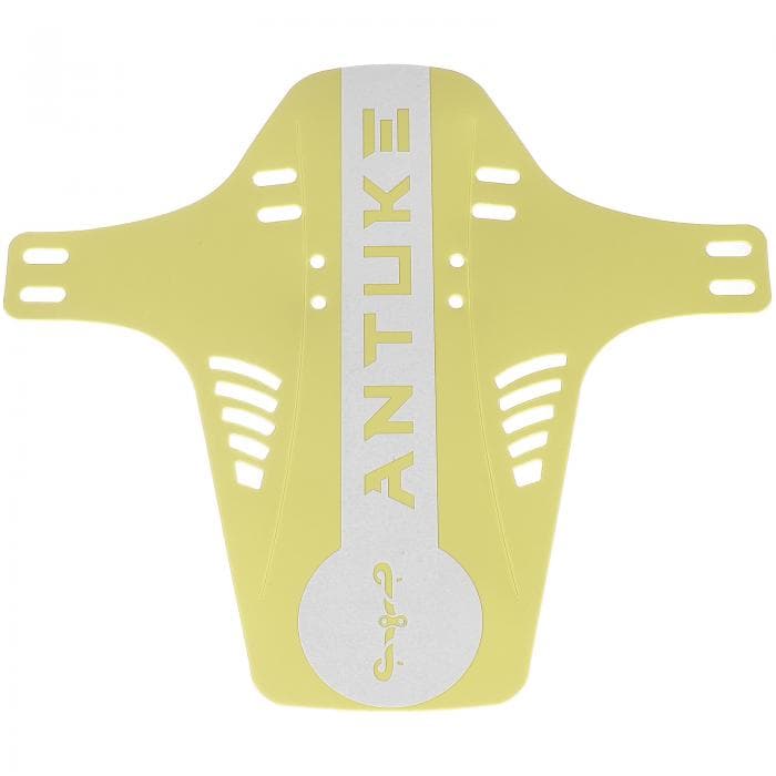 マウンテンバイク泥除けフロント/リア泥よけケーブルタイ付き軽量MTBロードバイク用 イエロー