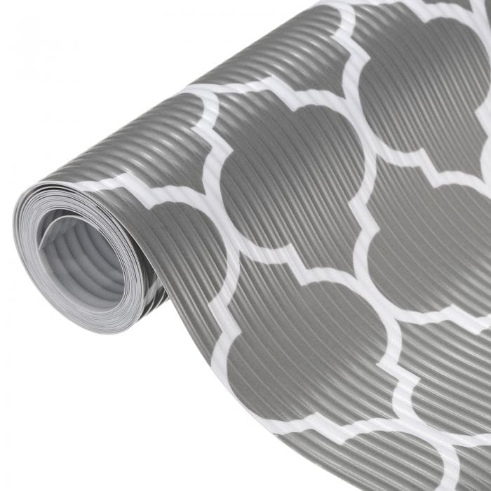 キッチンキャビネット用 シェルフライナー 11.8インチ×4.9フィート ノンスリップノン粘着性キャビネットライナー