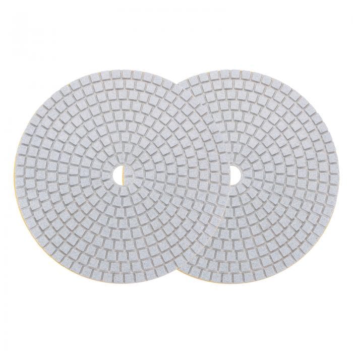 ダイヤモンド研磨パッド 湿式/乾式粉砕 石 コンクリート 大理石 カウンタートップ 床用 178 mm 150グリット 2個
