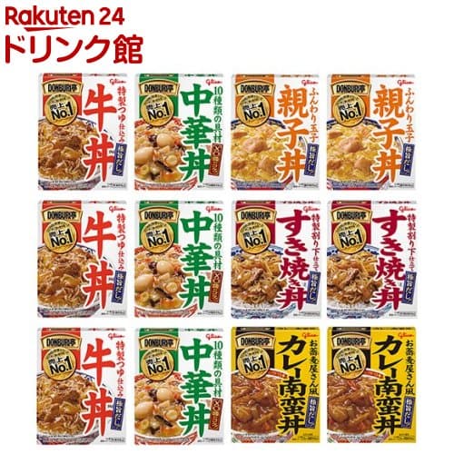 【企画品】DONBURI亭 5種12個 詰め合わせセット(5種12個)[牛丼 中華丼 親子丼 カレー レトルト レンチン]