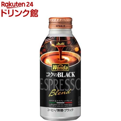 ワンダ コクのブラック(400g×24本入)【ワンダ(WONDA)】[ボトル缶 コーヒー]