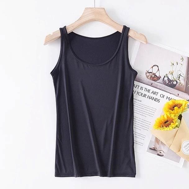 インナー アンダーウェア タンクトップ ラウンドネック プルオーバー ミディアム丈 冷感素材 速乾性 UVカット かわいい 大人可愛い きれいめ シンプル 上品 おしゃれ かっこいい カジュアル こなれ感 個性的 主役級 存在感 抜け感 春 夏 ベーシック ナチュラル 女性用