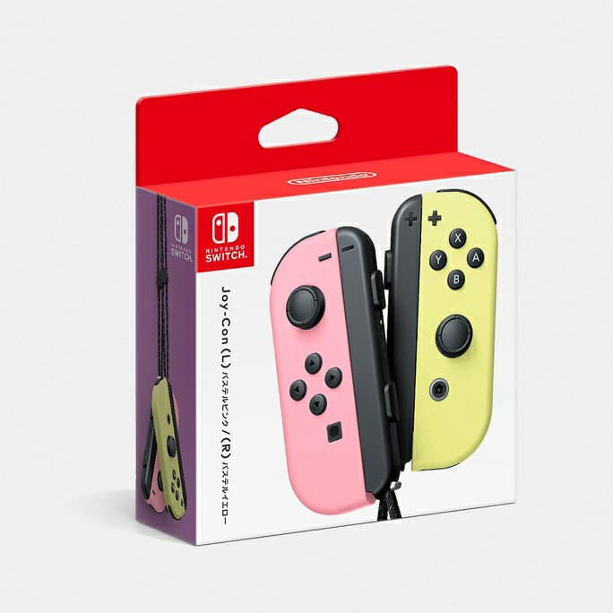 【新品】1週間以内発送　【任天堂純正品】Joy-Con(L) パステルピンク/(R) パステルイエロー コントローラー スイッチ ジョイコン 周辺機器 パステルカラー プレゼント ゲーム機