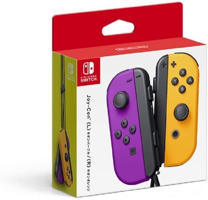 【新品】1週間以内発送【任天堂純正品】Joy-Con(L) ネオンパープル/(R) ネオンオレンジ コントローラー スイッチ ジョイコン 周辺機器 【HAC-A-JAQAA】