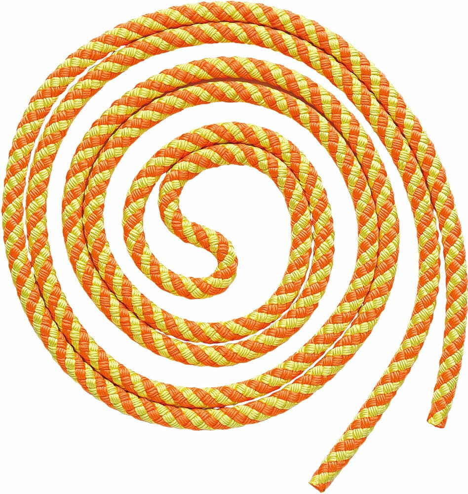ササキ SASAKI 新体操 ジュニアスパイラルロープ 径0.9cm 長さ2.5m 認定マークなし ポリロープ 手具 部活 練習 トレーニング 大会 試合 発表会 演技 キッズ 子供 子ども MJ243 KEOY