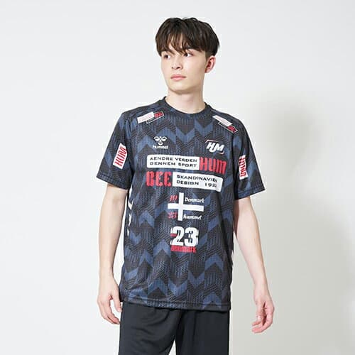 ヒュンメル hummel ハンドボール プラクテイスシャツ 半袖 メンズウェア HAP1194-90