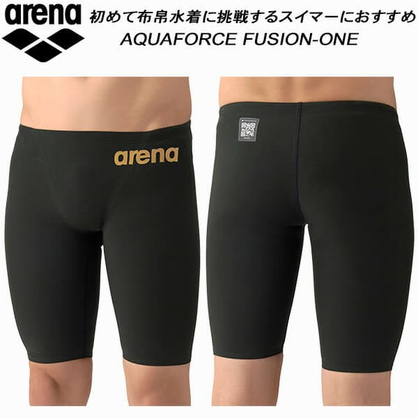 【全品ポイント3倍+5%OFFクーポン】アリーナ arena ジュニア 男子 競泳水着 レース用 WA承認 AQUAFORCE FUSION-ONE アクアフォース フュージョンワン AS6SRC12B BKGD【返品・交換不可商品】