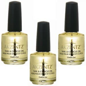 アクセンツ AKZENTZ ネイル＆キューティクルオイル15ml 3本セット