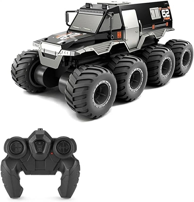 リモコンカー 防水 8輪駆動 モコン装甲車両水陸両用オフロードトラック ラジコンカー ラジコン車 オフロードカー おもちゃの車 電動RCカー スタントカー オフロード 子供向け 人気 ラジコン全地形装甲車リモコンカー 子供 おもちゃ クリスマス プレゼント 男の子 贈り物