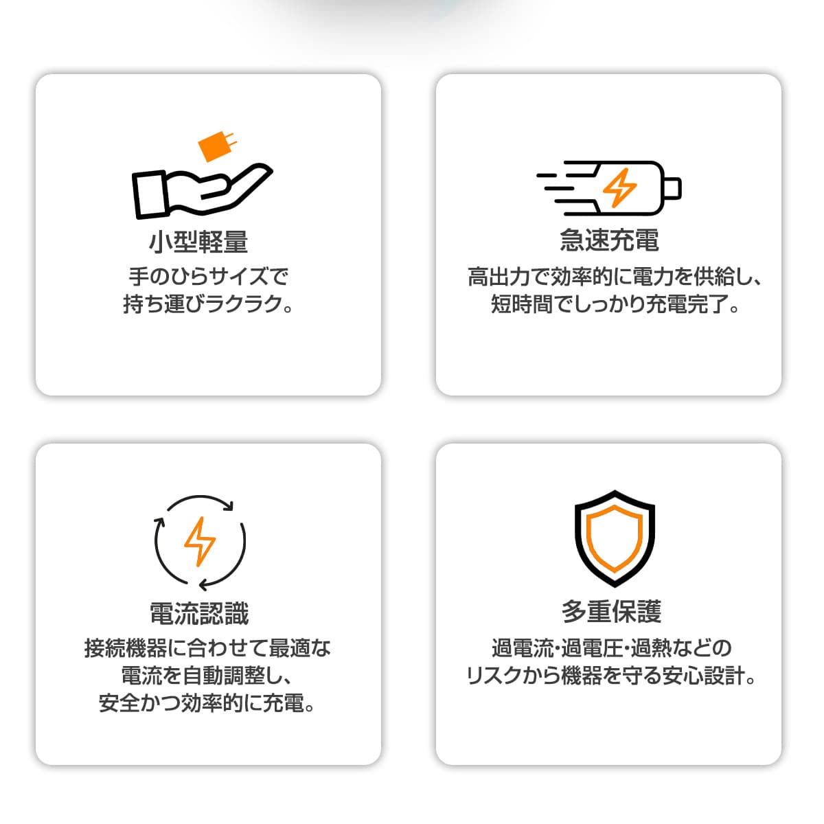 ポイント5倍！ ACアダプター USB-A アダプタ 2ポート 急速充電器 折りたたみ 5V 3.4A USB スマートIC 充電器 チャージャー PSE認証 USB充電器 AC充電器 コンセント アンドロイド スマホ アイフォン iPhone Android TOKAIZ thumbnail 3