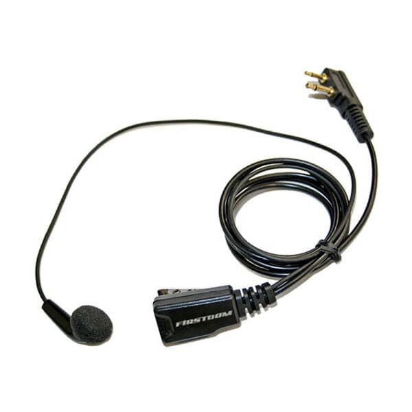 【追跡可能メール便で送料無料】ファーストコム 業務用イヤホンマイク スタンダードタイプ FPG-22F 2ピン 高耐久 高音質 ハンズフリー(VOX) 同時通話対応 断線しにくいコード 金メッキプラグ【楽ギフ_包装】