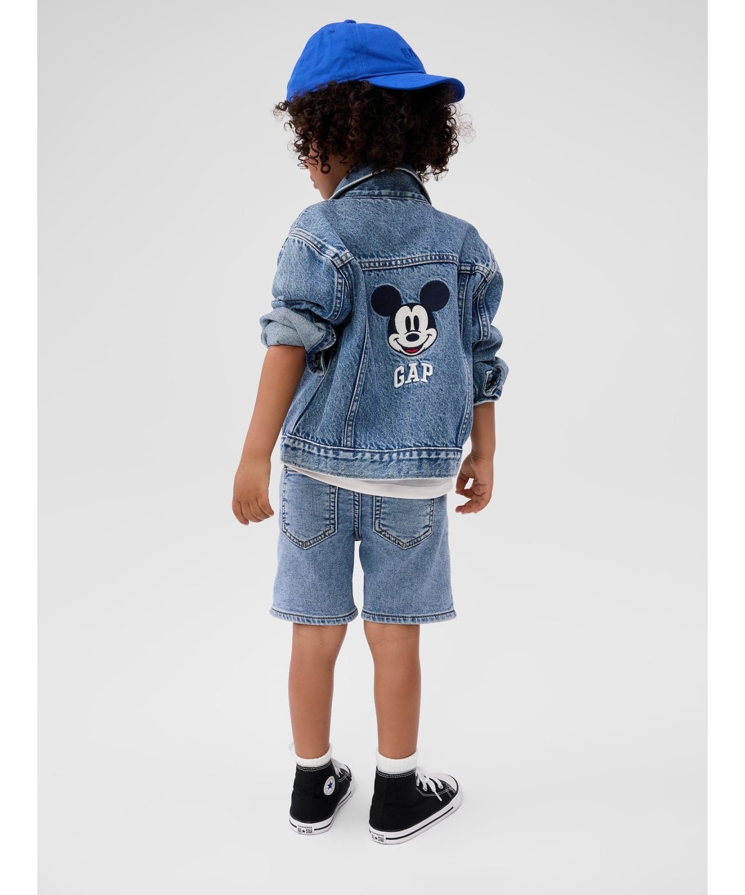 GAP (K)babyGap × ディズニー ミッキーマウス アイコンデニムジャケット ギャップ ジャケット・アウター デニムジャケット ブルー【送料無料】 thumbnail 2