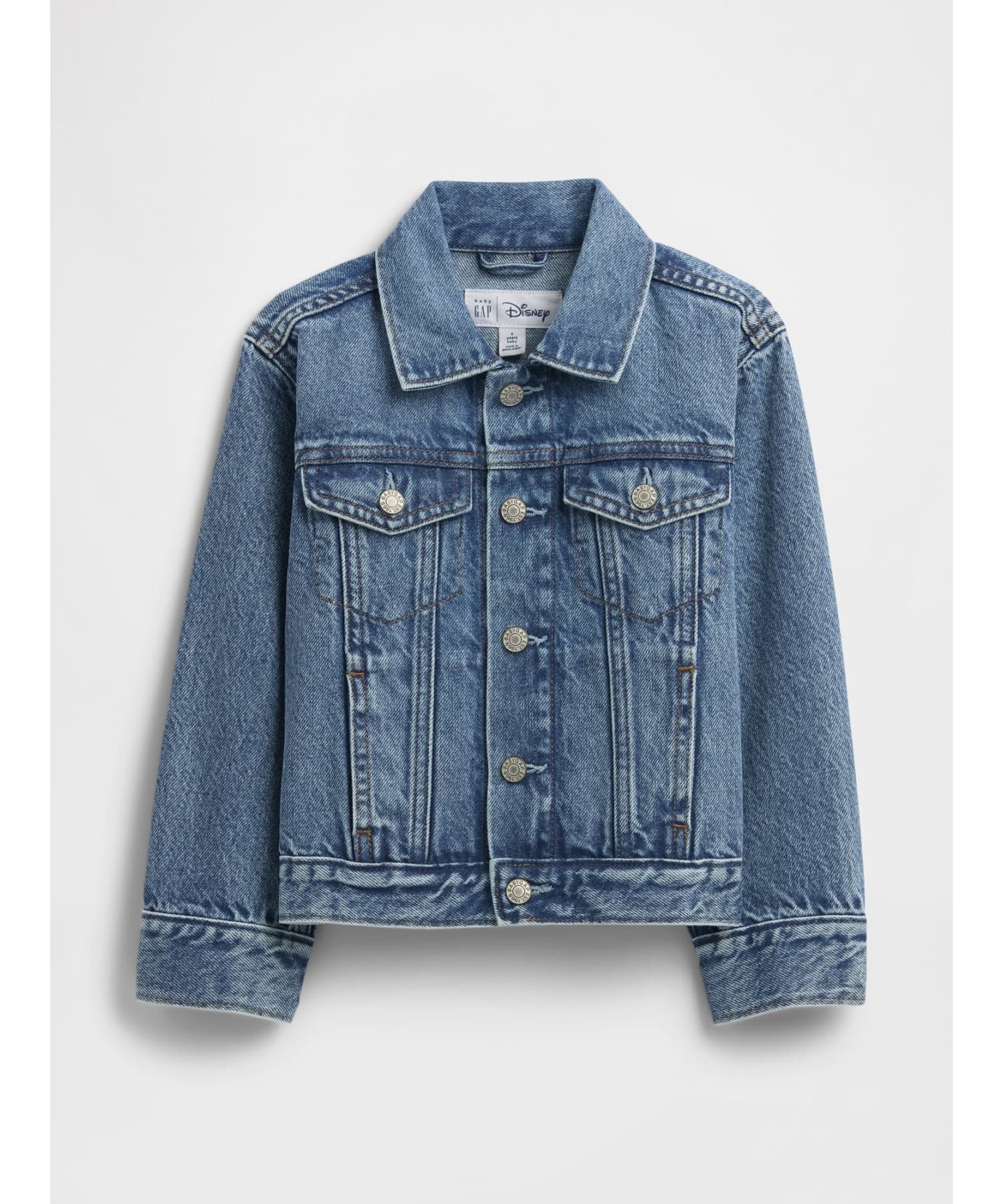 GAP (K)babyGap × ディズニー ミッキーマウス アイコンデニムジャケット ギャップ ジャケット・アウター デニムジャケット ブルー【送料無料】 thumbnail 3