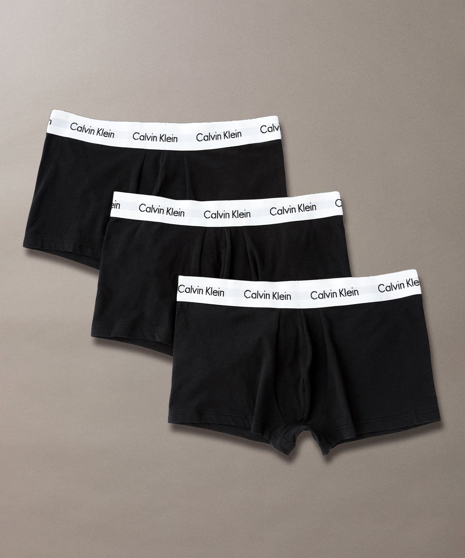Calvin Klein Underwear (M)【公式ショップ】 カルバンクライン ボクサーパンツ(3枚パック) - COTTON STRETCH ローライズトランクス Calvin Klein Underwear U2664 カルバン・クライン インナー・ルームウェア ボクサーパンツ・トランクス ブラック ホワイト【送料無料】