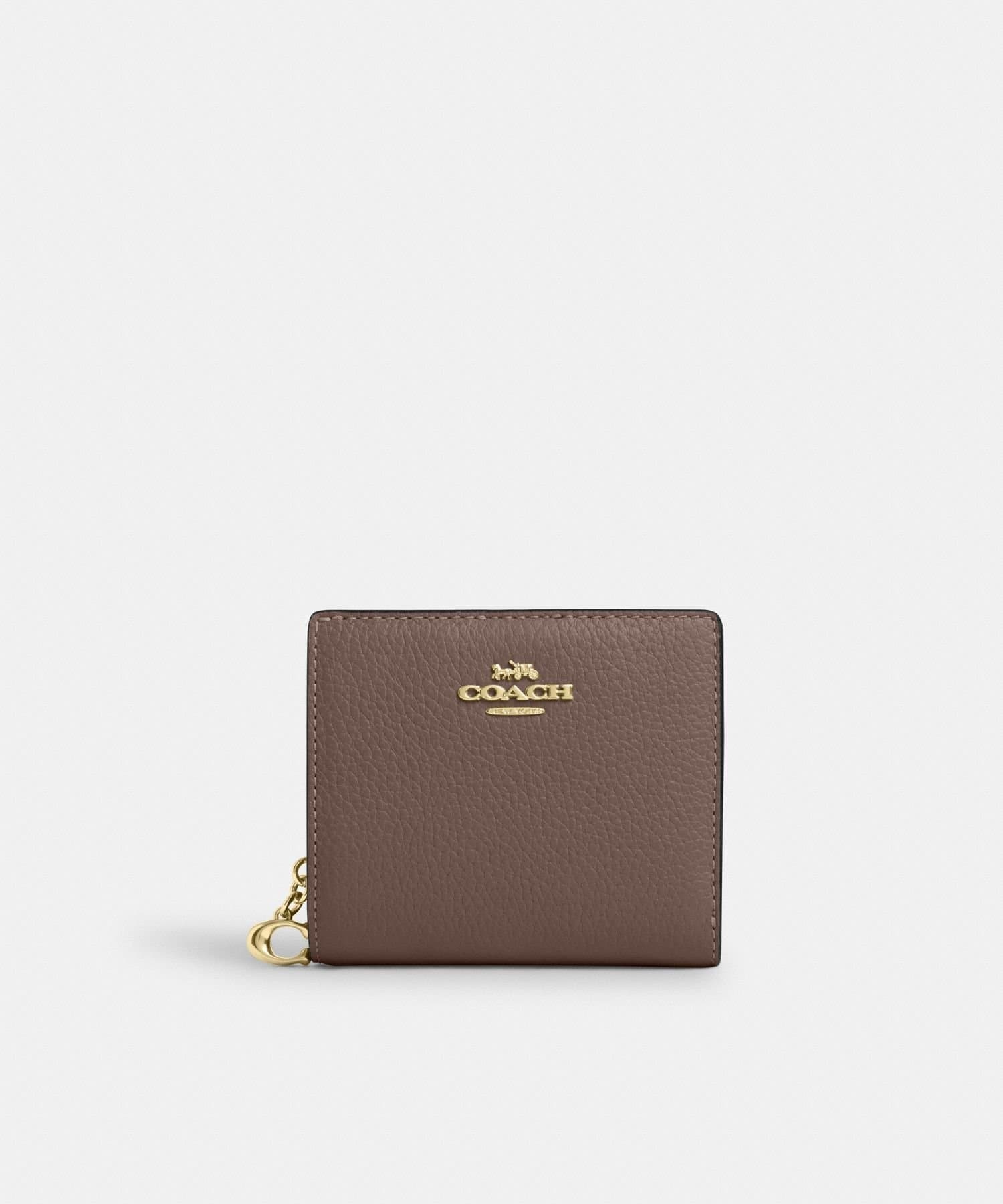 【SALE／70%OFF】COACH OUTLET 【公式】スナップ ウォレット コーチ　アウトレット 財布・ポーチ・ケース 財布 ブラウン【送料無料】