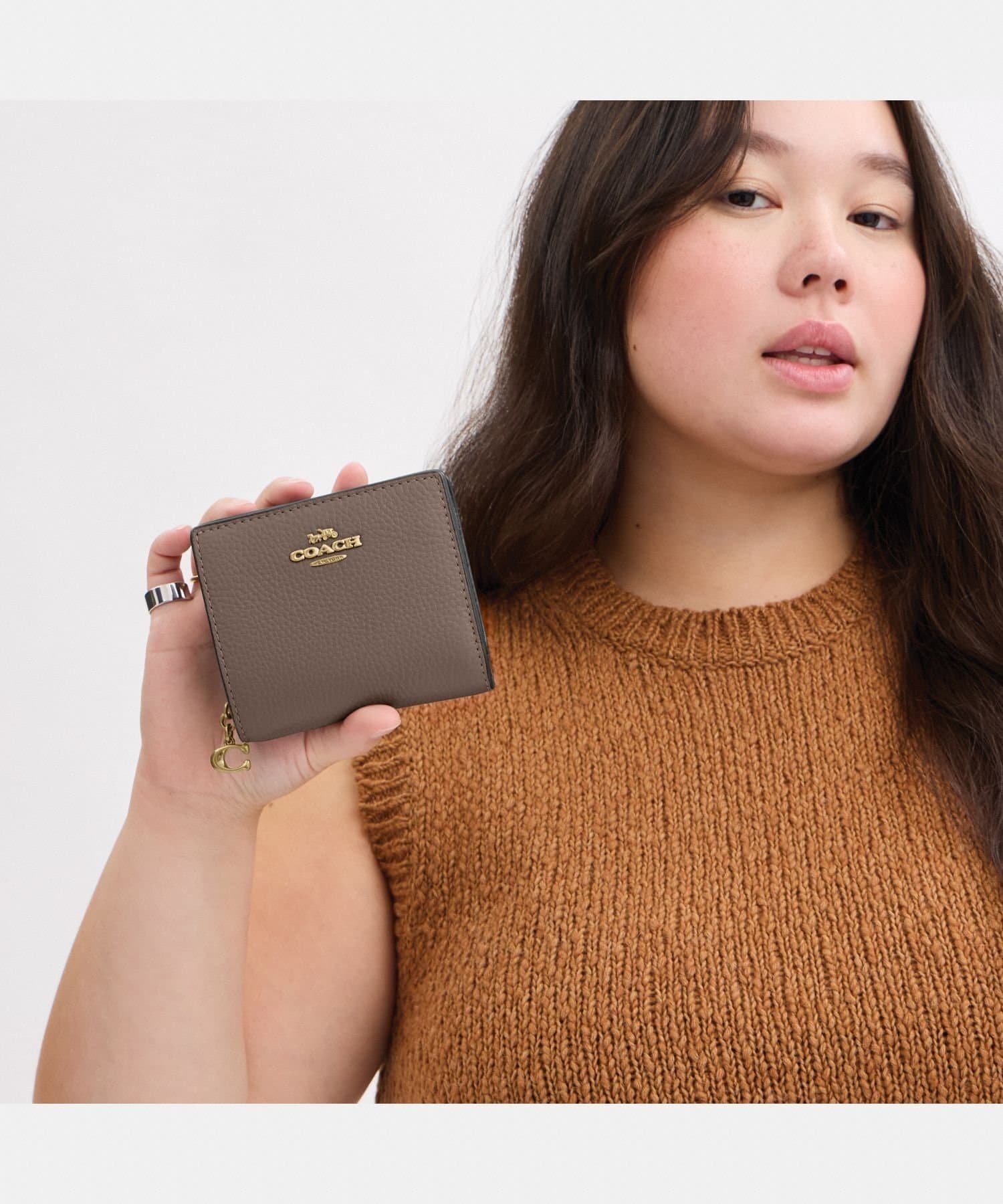 【SALE／70%OFF】COACH OUTLET 【公式】スナップ ウォレット コーチ　アウトレット 財布・ポーチ・ケース 財布 ブラウン【送料無料】 thumbnail 2