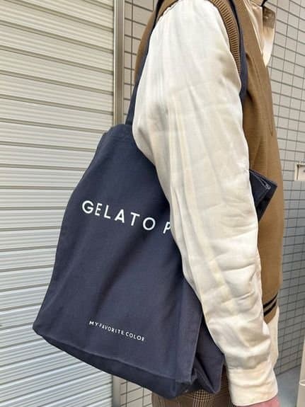 gelato pique ホビートートバッグ ジェラートピケ バッグ エコバッグ・サブバッグ ブルー ピンク パープル オレンジ ブラック ホワイト レッド イエロー thumbnail 2