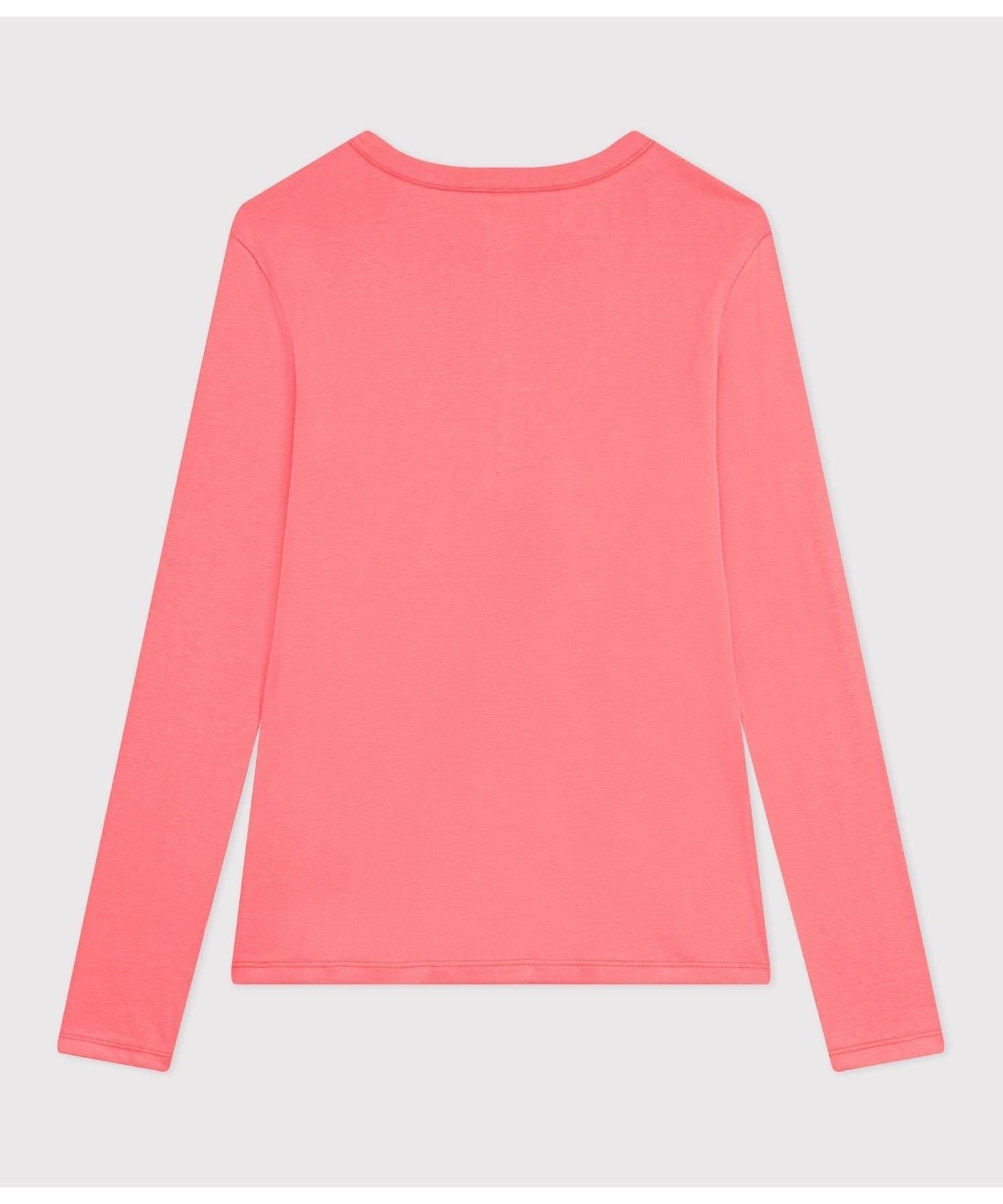 【SALE／10%OFF】PETIT BATEAU クルーネック長袖Tシャツ プチバトー トップス カットソー・Tシャツ オレンジ【送料無料】 thumbnail 3
