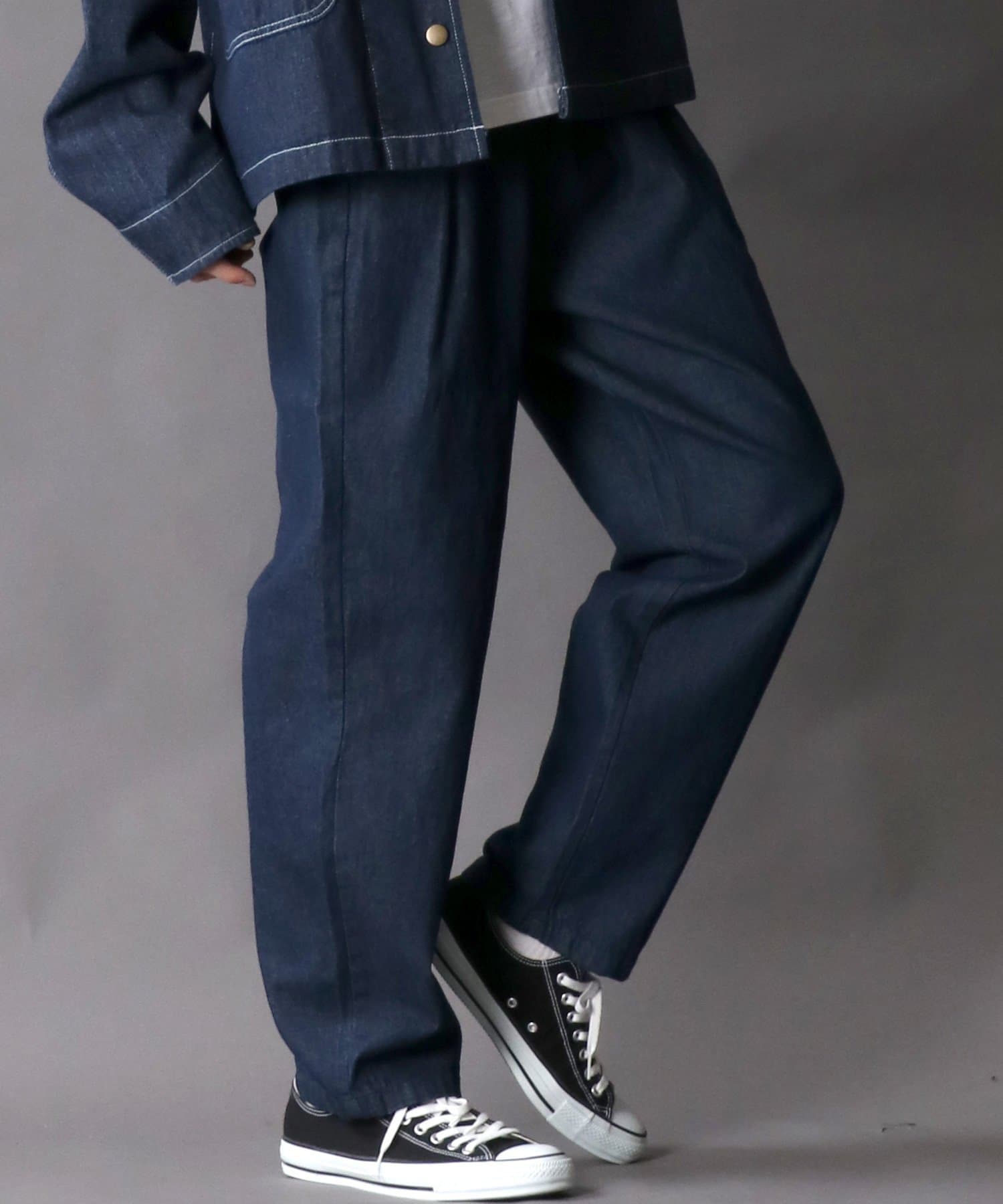 【SALE／32%OFF】SITRY 別注 ワイドパンツ メンズ ワンタック ツイル イージーパンツ シェフパンツ レディース ユニセックス シトリー パンツ チノパンツ レッド グレー ブラック カーキグリーン ベージュ ブラウン パープル ネイビー ホワイト ブルー