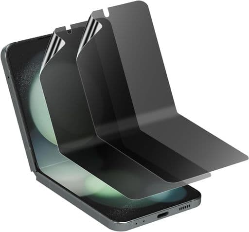 【アンチグレア&覗き見防止】【2枚セット】GalaxyZFlip7覗き見防止フィルムさらさらギャラクシーZFlip7専用アンチグレアフィルム非ガラス指紋認証が可能TPU素材反射防止浮き防止指紋防止キ…